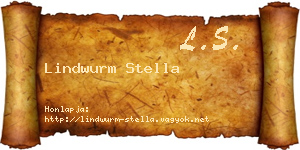 Lindwurm Stella névjegykártya